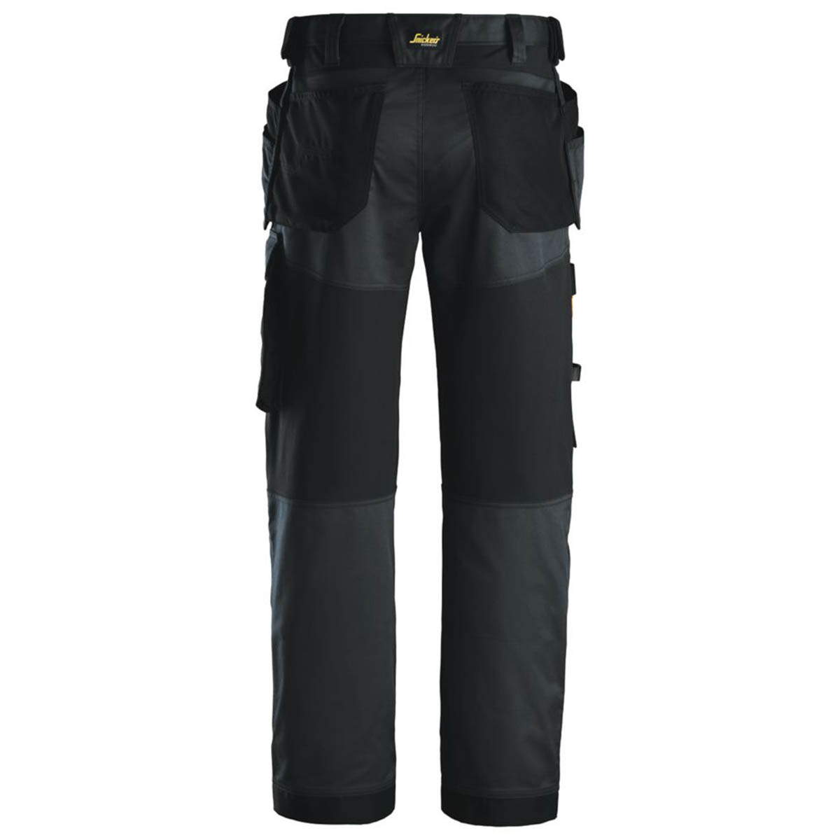 Snickers Mens Work Trousers Stretch Black Breathable Holster Pockets 36" W 30" L - Image 3