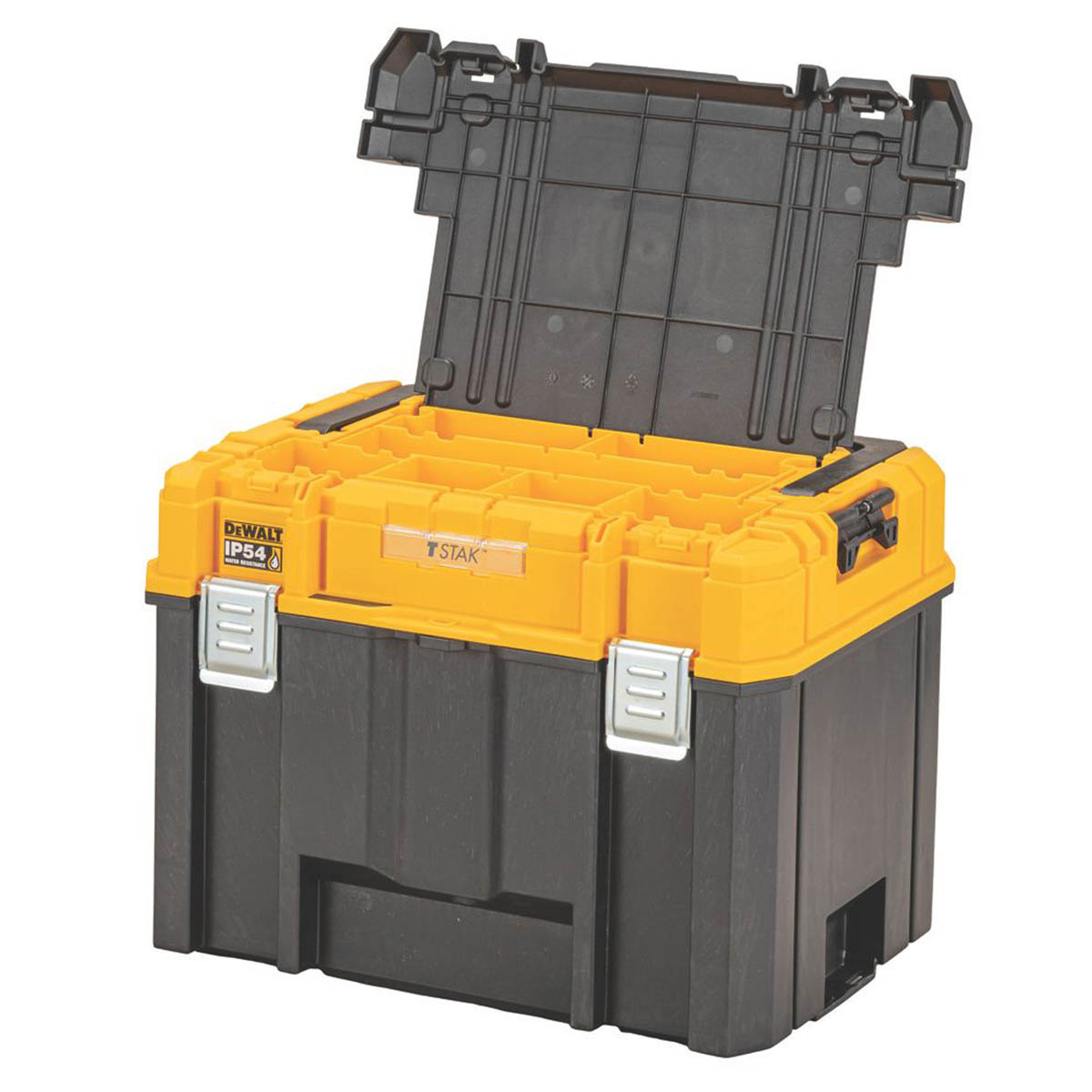 DeWalt Tool Storage Box TSTAK Deep Compartment Long Handle Metal Latches 17" - Image 3