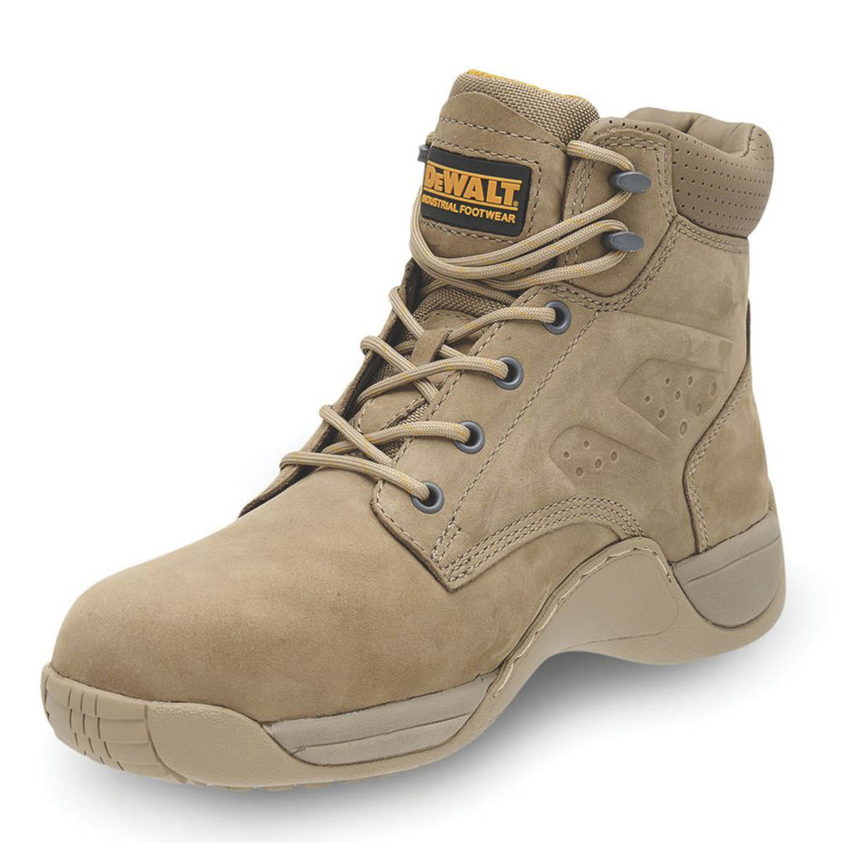 DeWalt Safety Boots Mens Standard Fit Natural Work Shoes Steel Toe Size 6 - Image 4