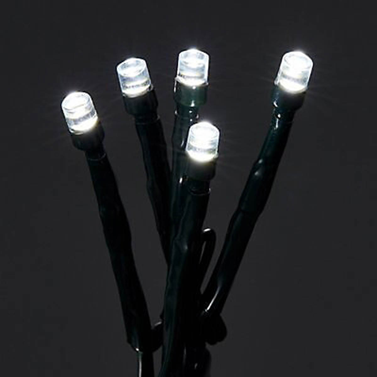 LED Christmas String Lights 2000 Ice White Cluster Timer Indoor Outdoor Home - Image 5