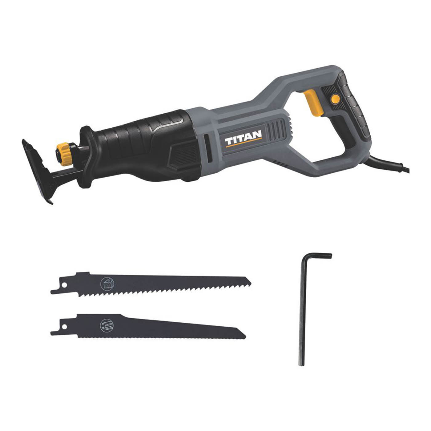 Titan Reciprocating Saw Electric TTB1335RSP Soft Grip Heavy Duty Compact 850W - Image 2