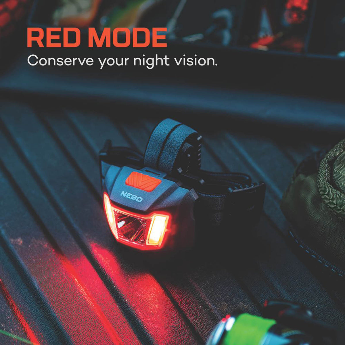 Nebo Einstein Duo 400 Rechargeable LED Headlamp Storm Grey 400lm - Image 3