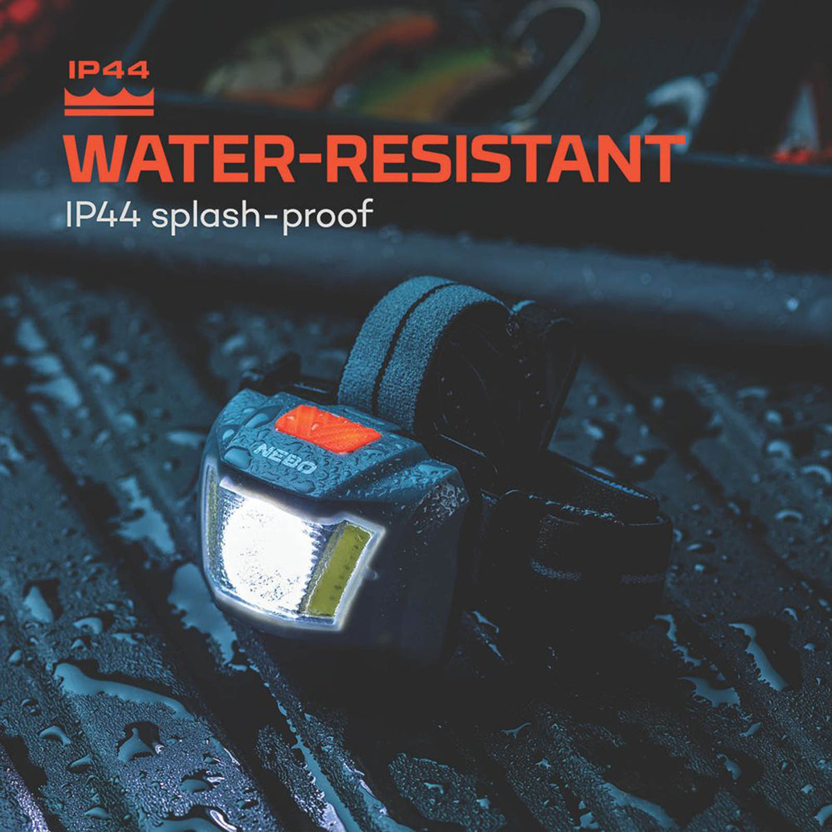 Nebo Einstein Duo 400 Rechargeable LED Headlamp Storm Grey 400lm - Image 4