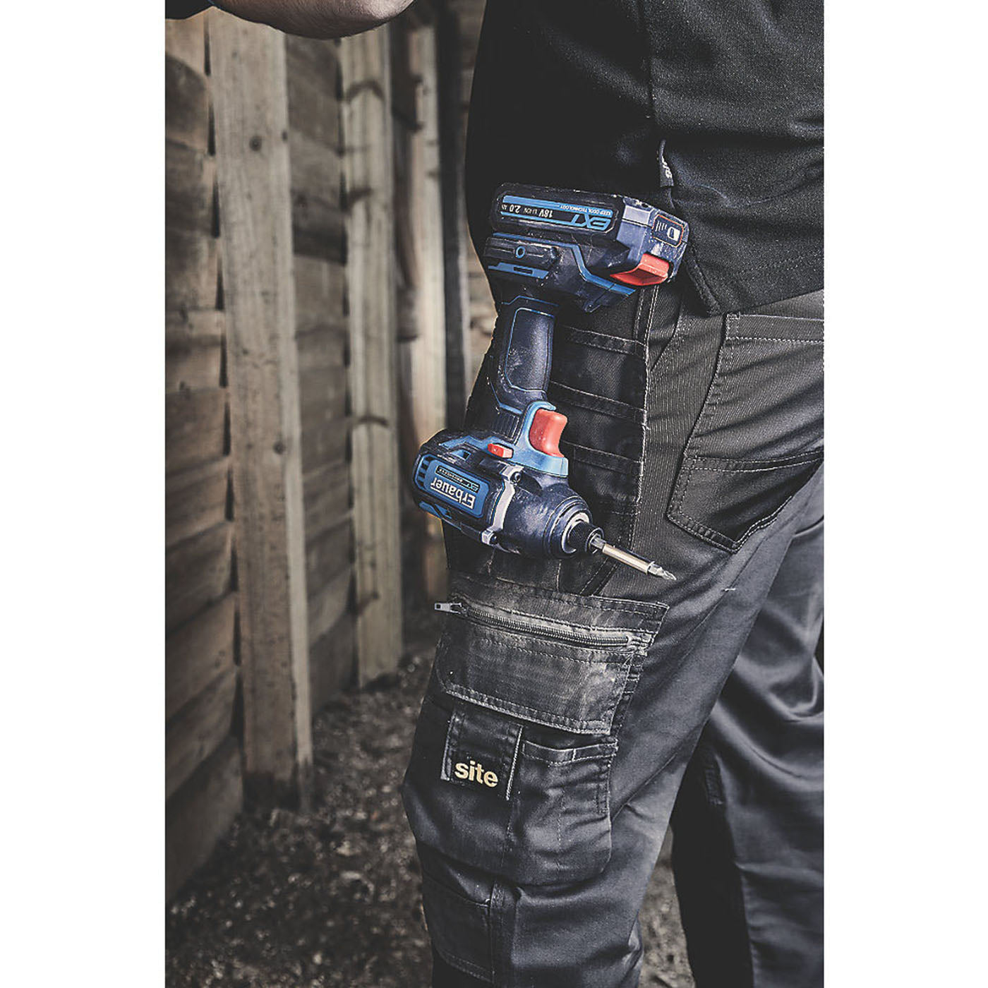 Erbauer Combi Drill Impact Driver Kit Cordless 18V 2x5.0Ah ECD18-Li-2/EID18-Li - Image 3