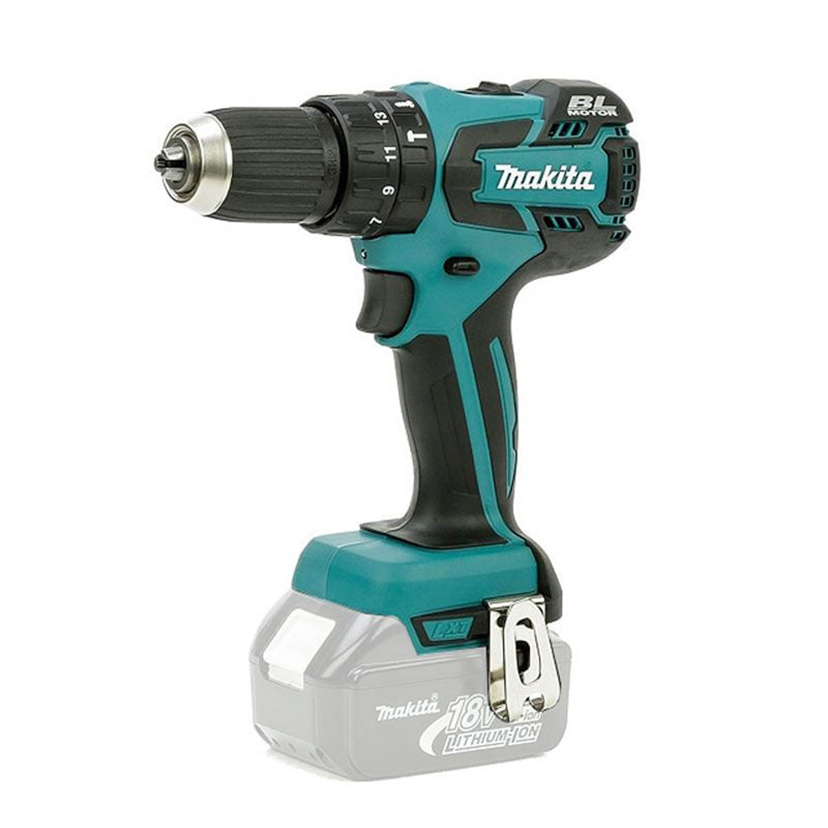 Makita Combi Drill Cordless 18V Li-Ion DHP459Z Brushless Compact Body Only - Image 1
