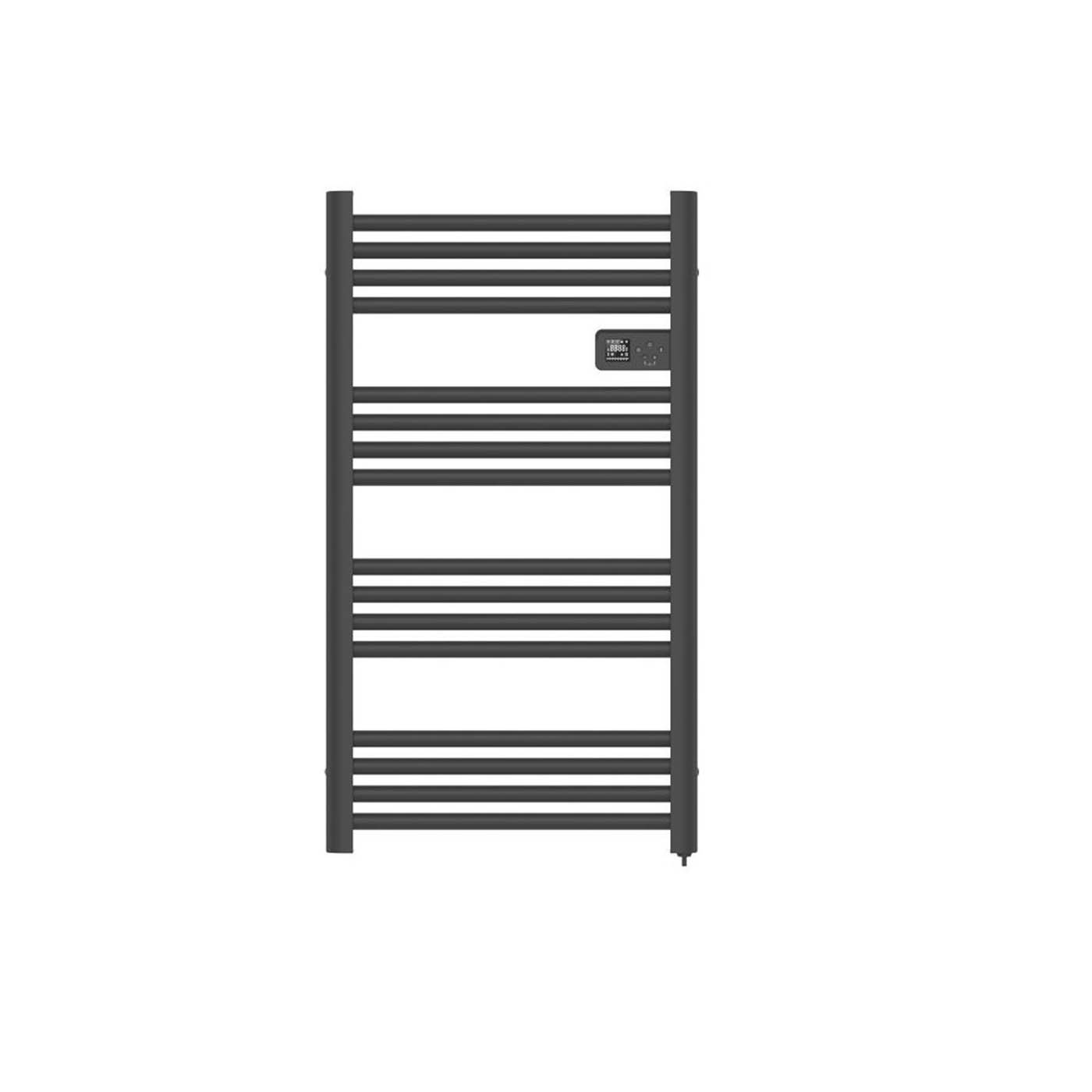 Flomasta Electric Towel Radiator Black Flat 960mm x 540mm 1706BTU - Image 2