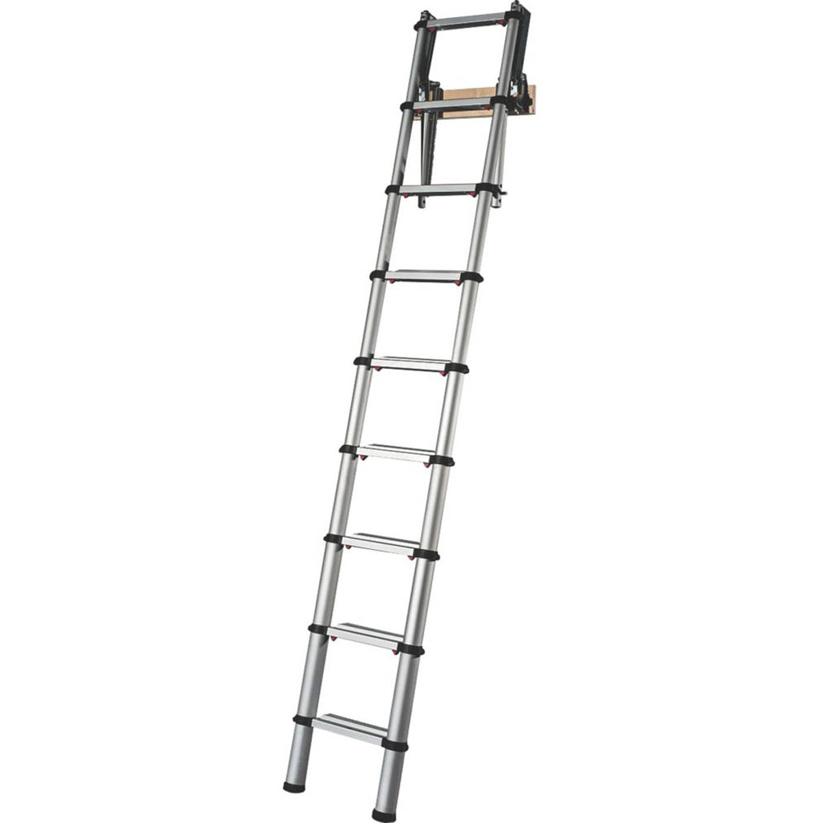 Werner Loft Ladder Telescopic Aluminium 1 Section Extendable Foldable 2.61m - Image 3