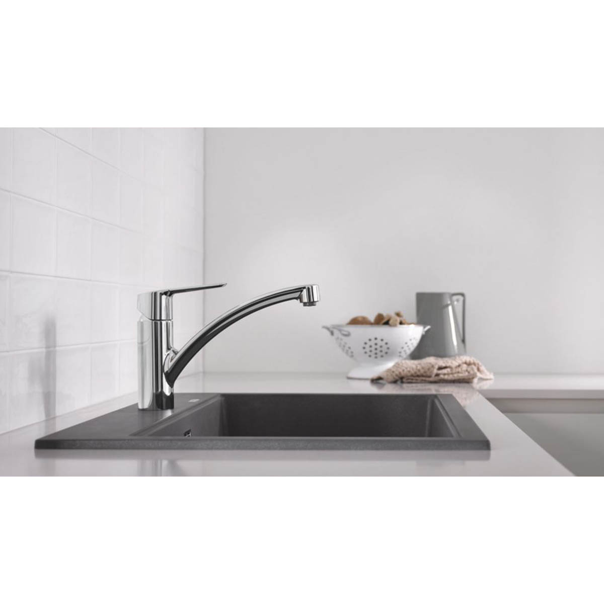 Grohe Kitchen Tap Mono Mixer Chrome Single Lever Swivel Spout Modern Faucet - Image 6