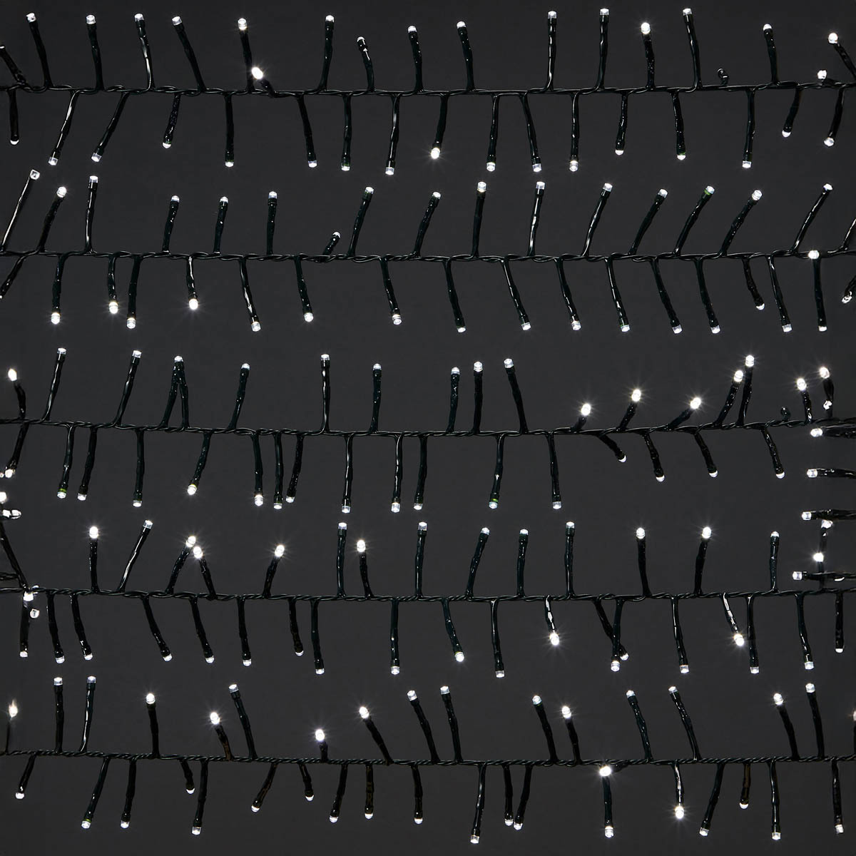 Christmas String Lights LED Indoor Ice White Cluster Fairy Timer 25m - Image 3