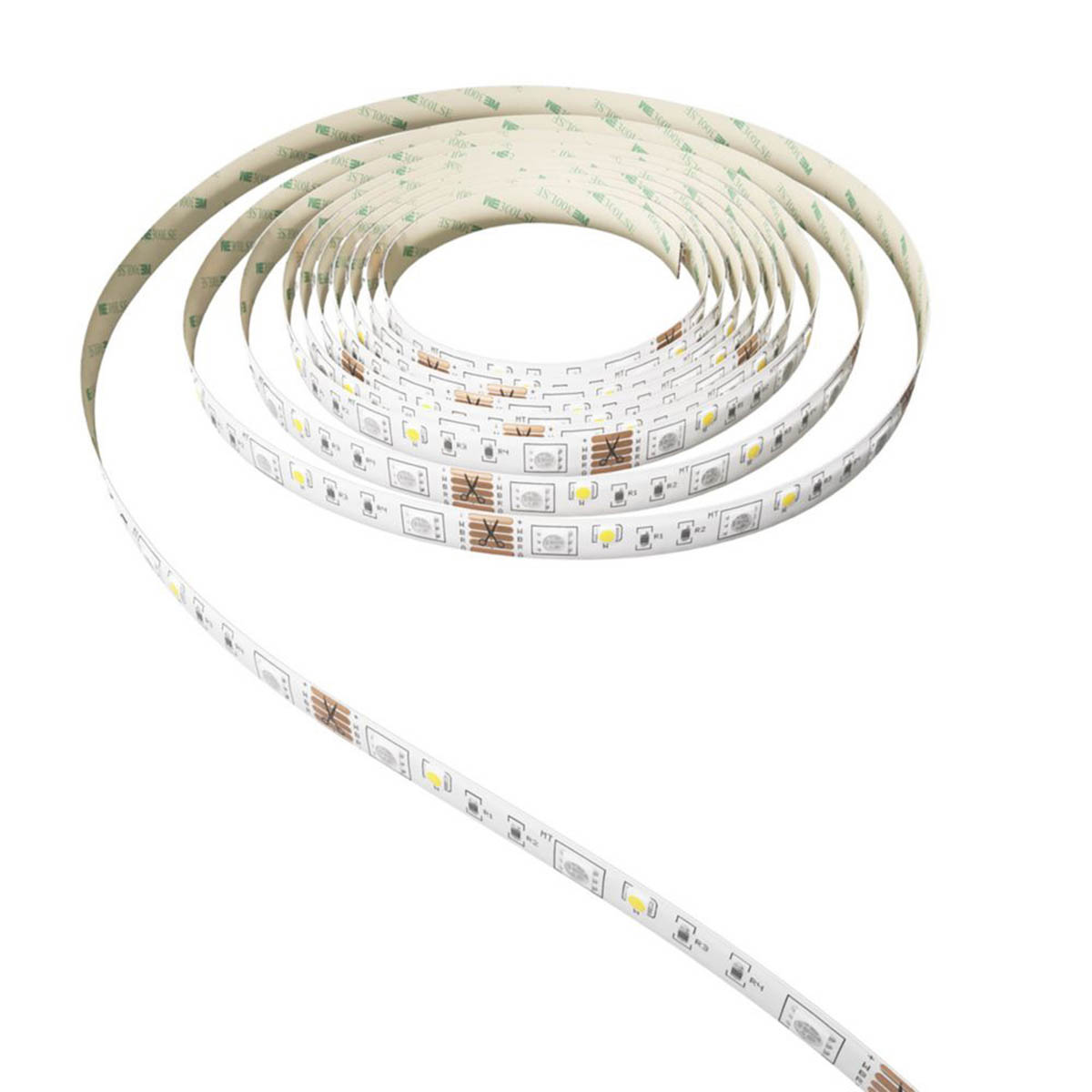 Calex LED Strip Light RGB+CCT Smart Indoor Dimmable Self-Adhesive 24W 1200lm 5m - Image 3