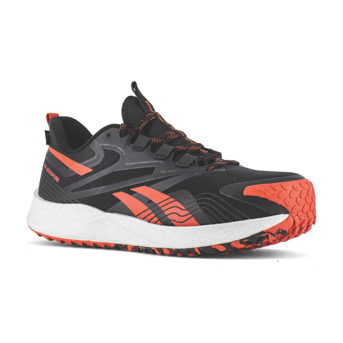 Reebok Safety Trainers Unisex Wide Fit Black Orange Shoes Composite Toe Size 9 - Image 1