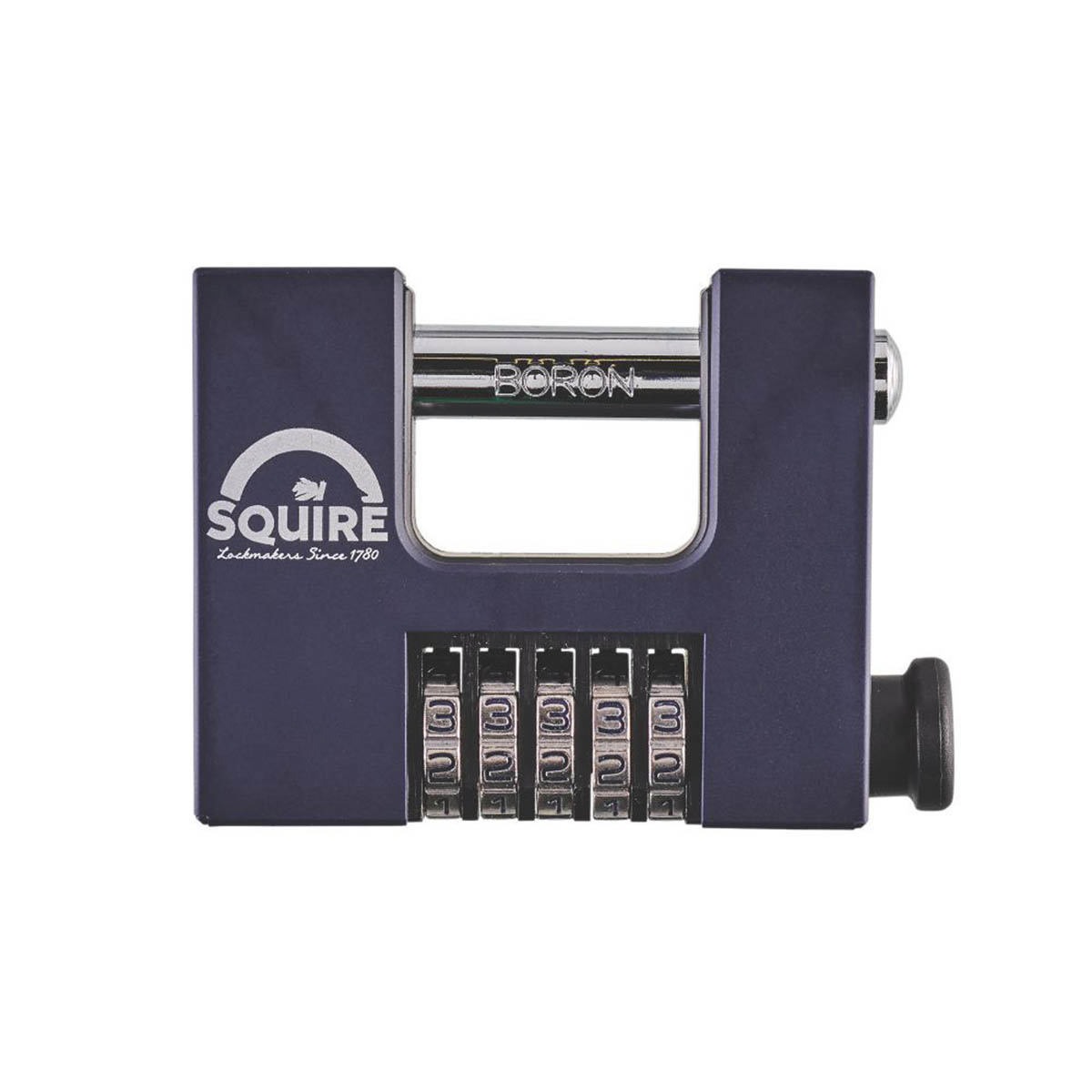 Squire Die-Cast Steel Weatherproof Combination Block Padlock 85mm - Image 1
