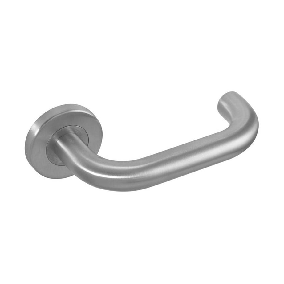 Smith & Locke Euro Sashlock Lever on Rose Door Kit Set Satin Silver Fire Rated - Image 6