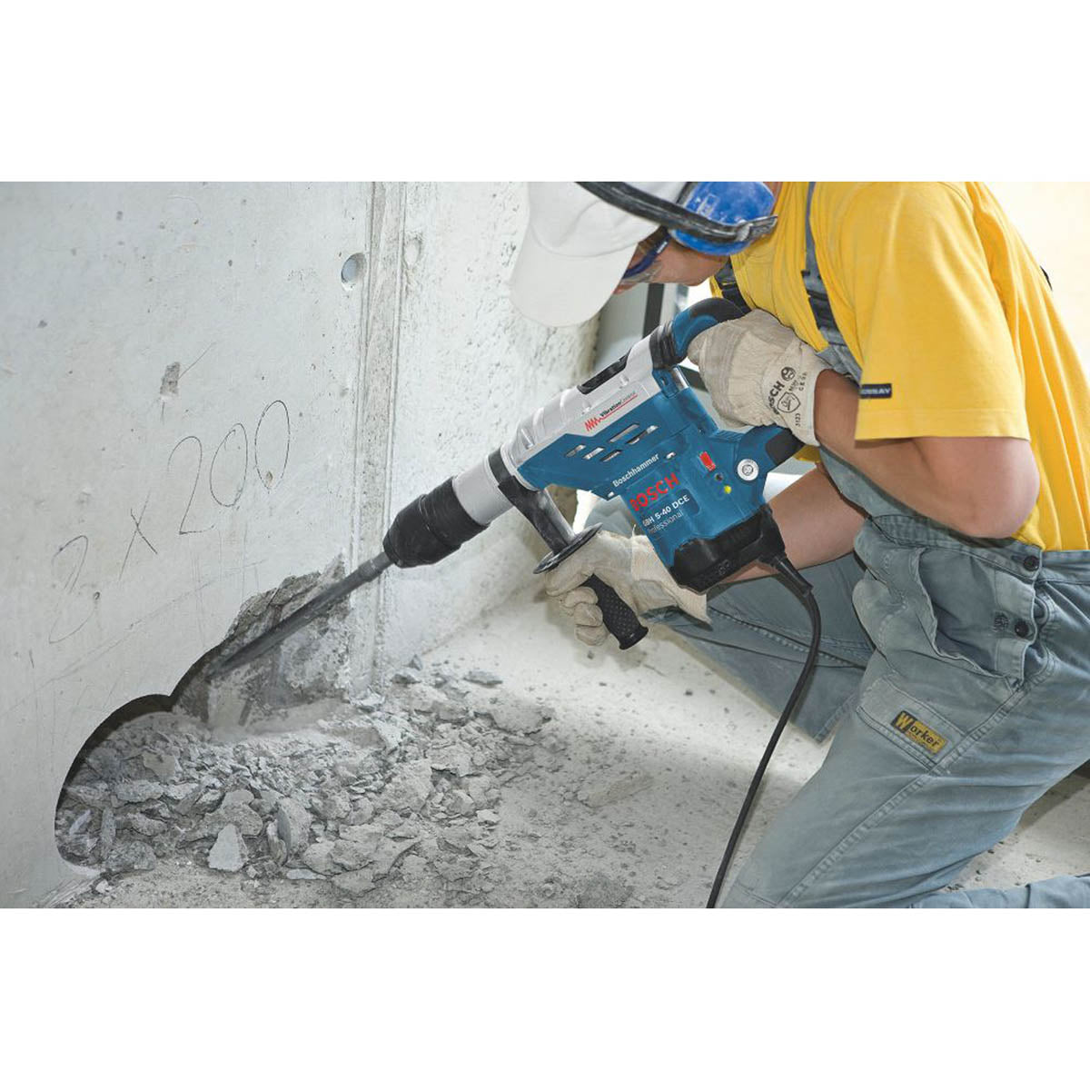 Bosch Rotary Hammer Drill Electric 110V GBH5-40 DCE SDS Max Variable Speed 1150W - Image 3