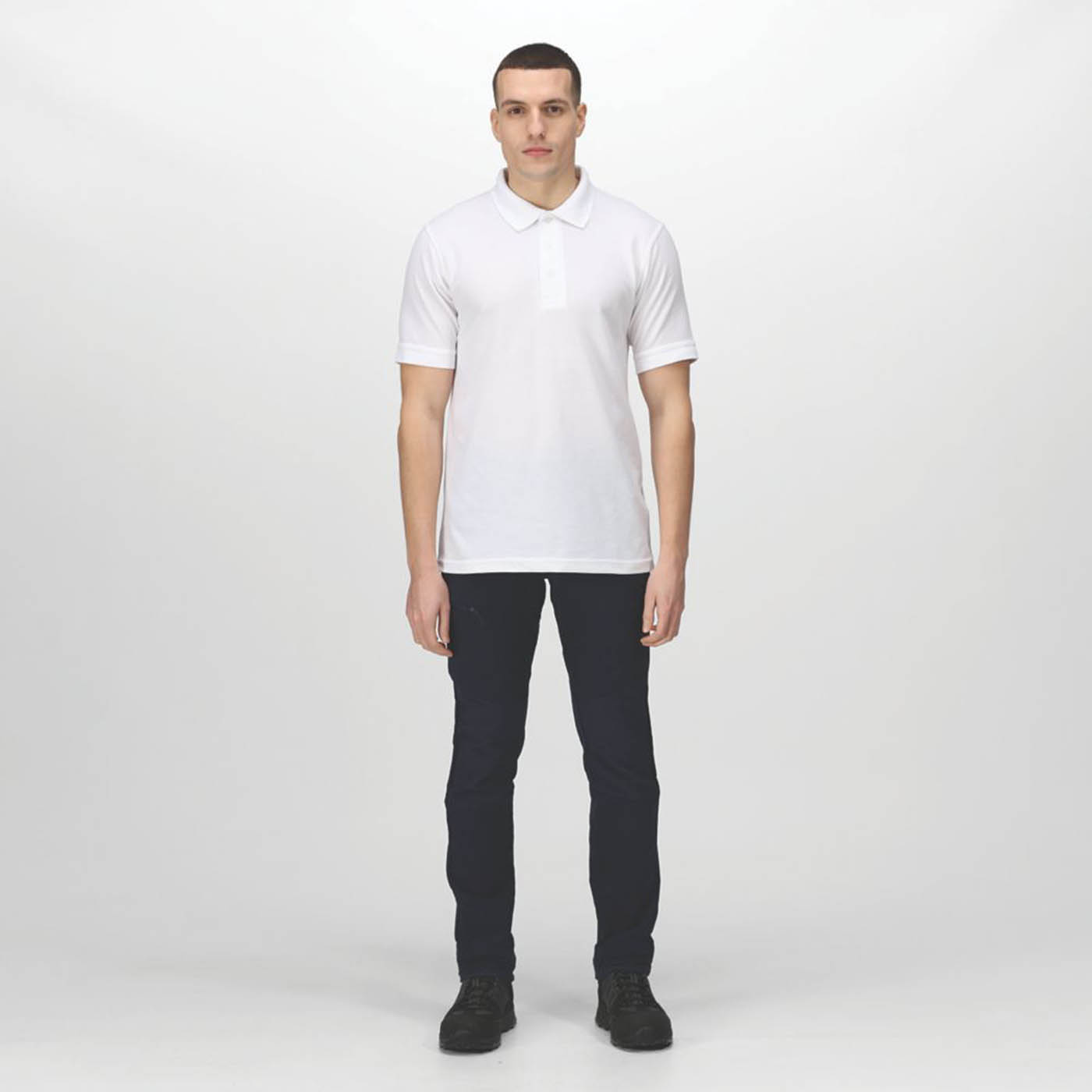 Regatta Mens Work Trousers Prolite Stretch Navy Classic Fit 32" W 29" L - Image 5