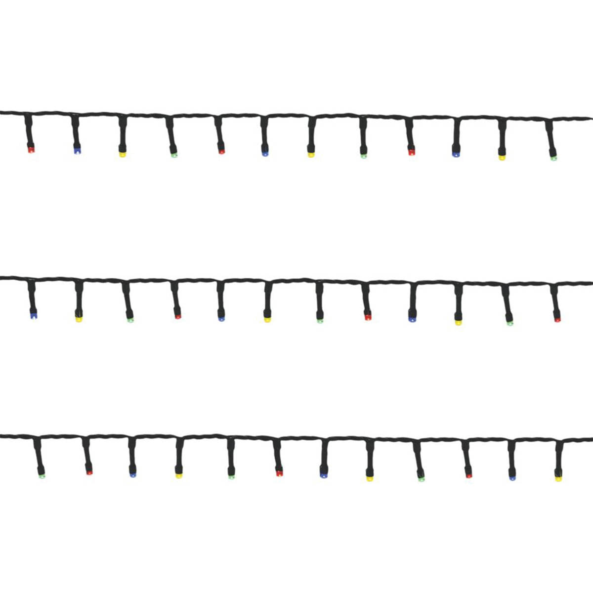 LED Christmas String Lights 1000 Multi Colour Indoor & Outdoor 29.97m - Image 2