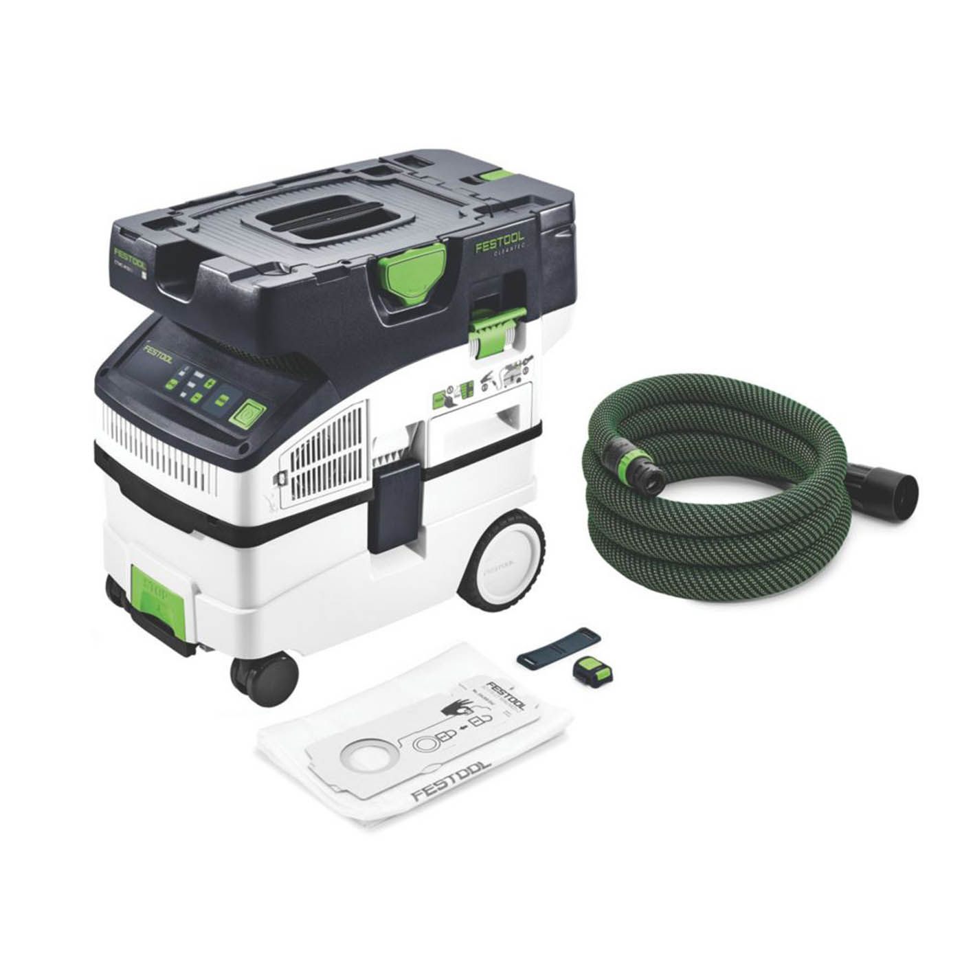 Festool Dust Extractor Cordless CTMC MIDI I-Basic CLEANTEC 36V Li-Ion Body Only - Image 1