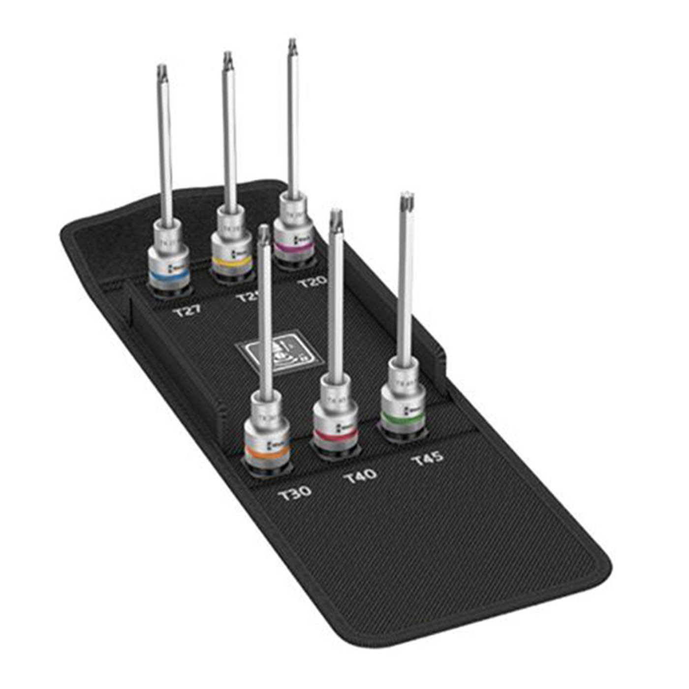 Wera Socket Bit Set 8767C Zyklop 1/2'' Drive Metric Compact Durable Pack Of 6 - Image 1