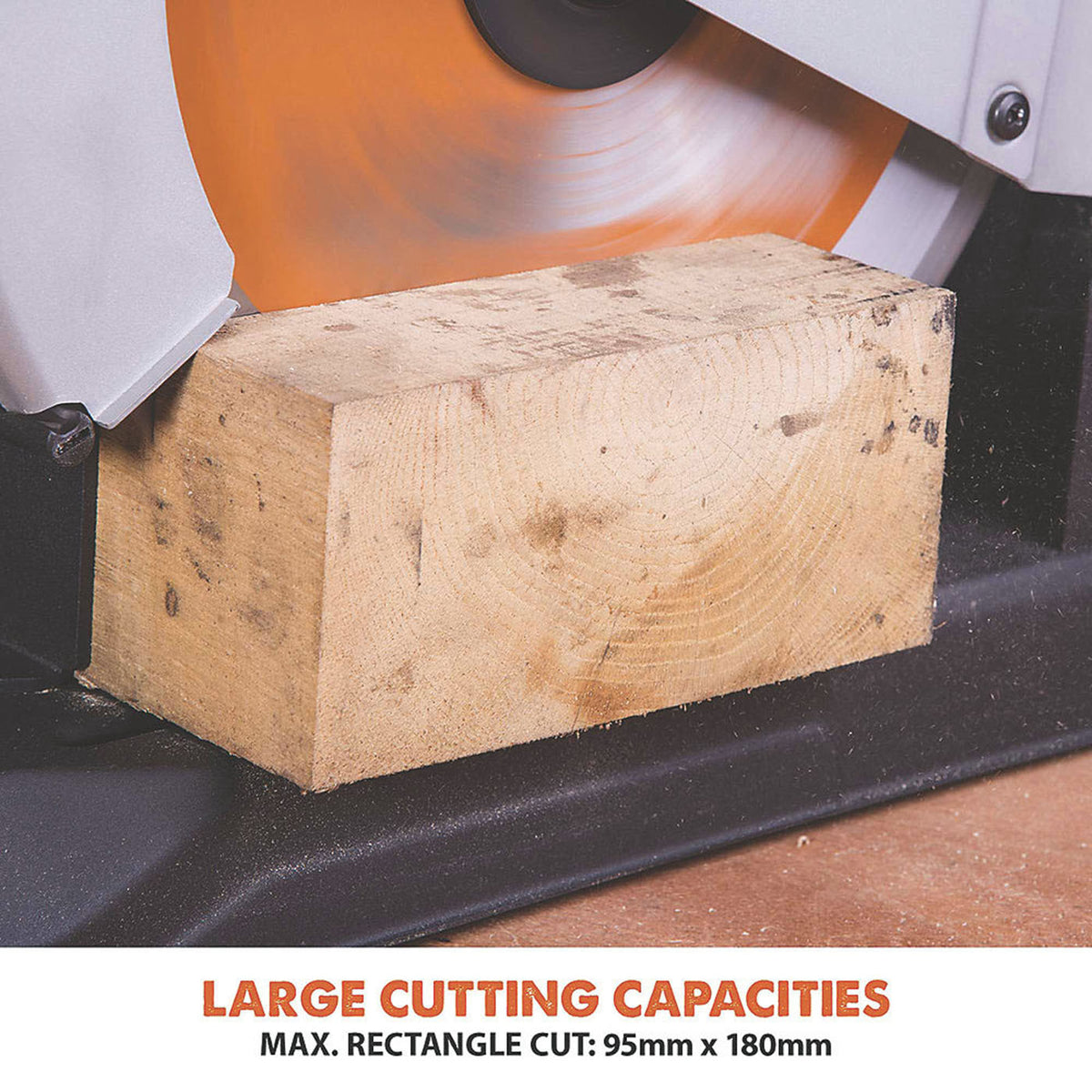 Evolution Chop Saw Electric 110V R355CPS110V Heavy Duty 355mm Multi Material - Image 2