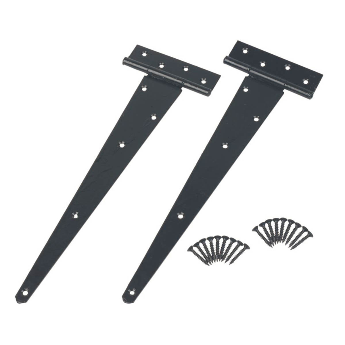 GateMate Black Straight Premium Strong Tee Hinge 150mm x 18" x 450mm 2 Pack - Image 2