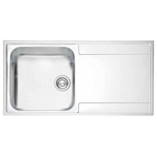 Franke Kitchen Sink Inset 1 Bowl Right-Hand Drainer Stainless Steel 1000x510mm - Image 1