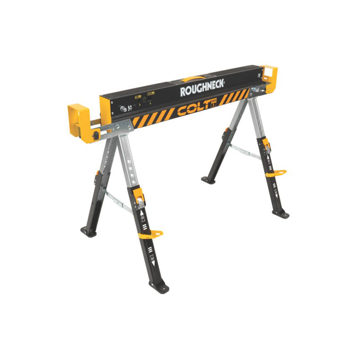 Roughneck Work Bench Sawhorse Colt 600E Heavy Duty Height-Adjustable 895mm - Image 1