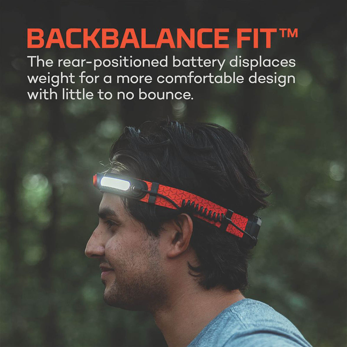Nebo CurvBeam 600 Flex Rechargeable LED Headlamp Black 600lm - Image 4