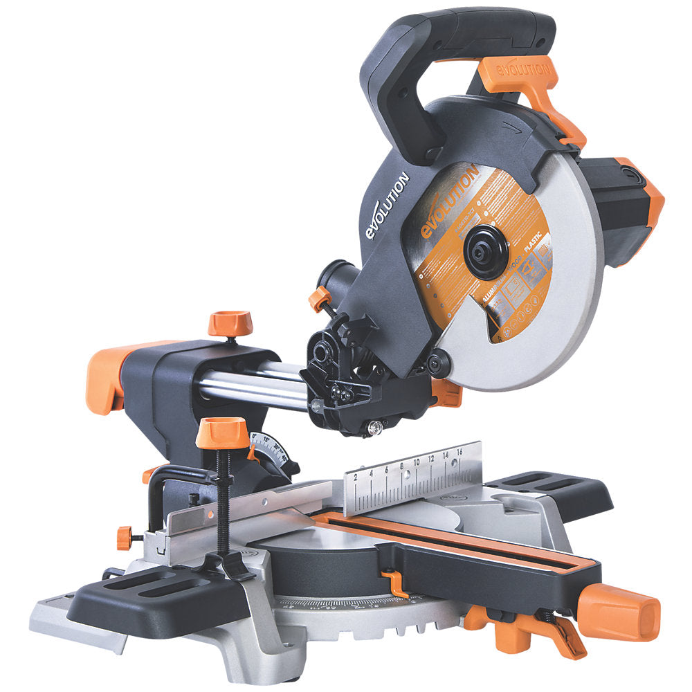 Evolution Mitre Saw Compound R210SMS Corded Electric Single-Bevel Sliding 1500W - Image 1
