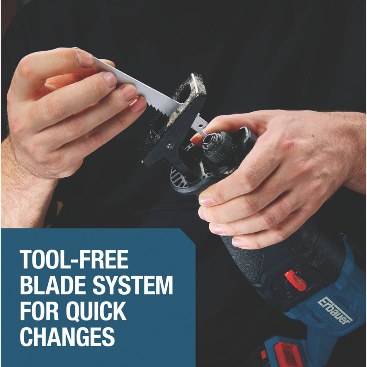 Erbauer Reciprocating Saw ERI1089RSP Cordless Compact 18V Li-Ion EXT Body Only - Image 6