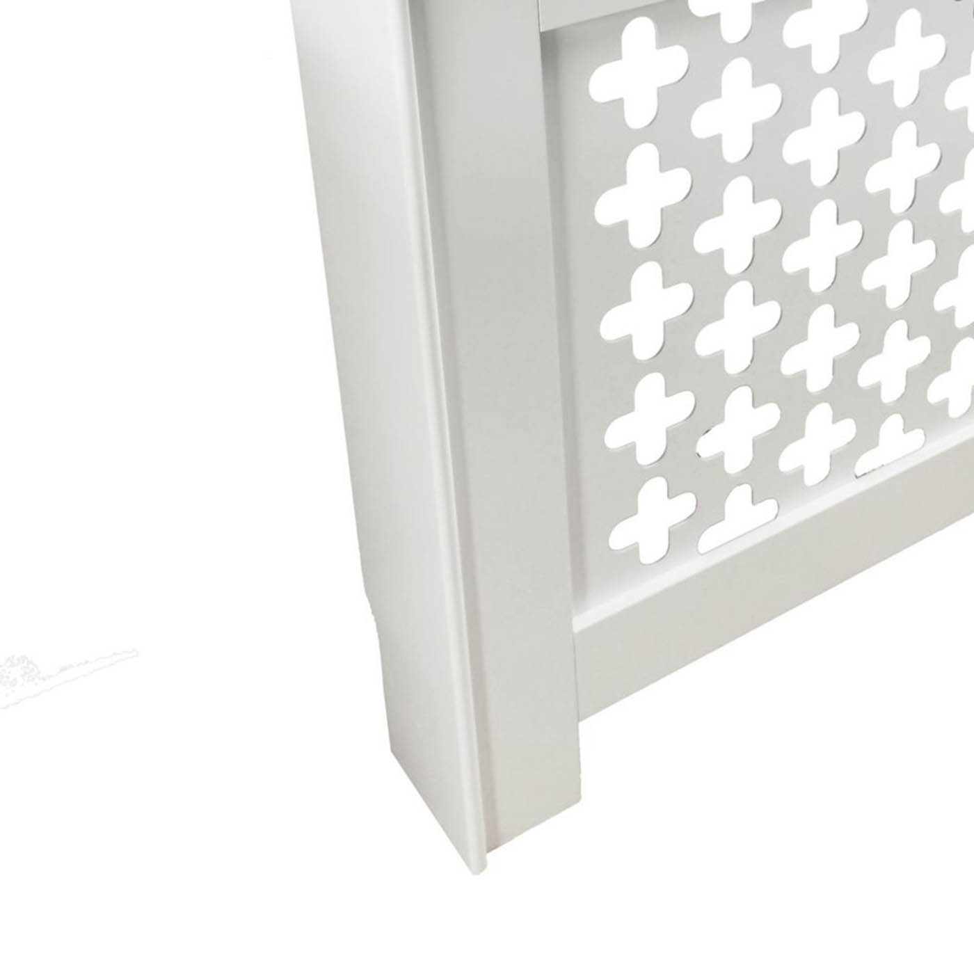 Victorian Radiator Cover White 820mm x 210mm x 868mm - Image 3