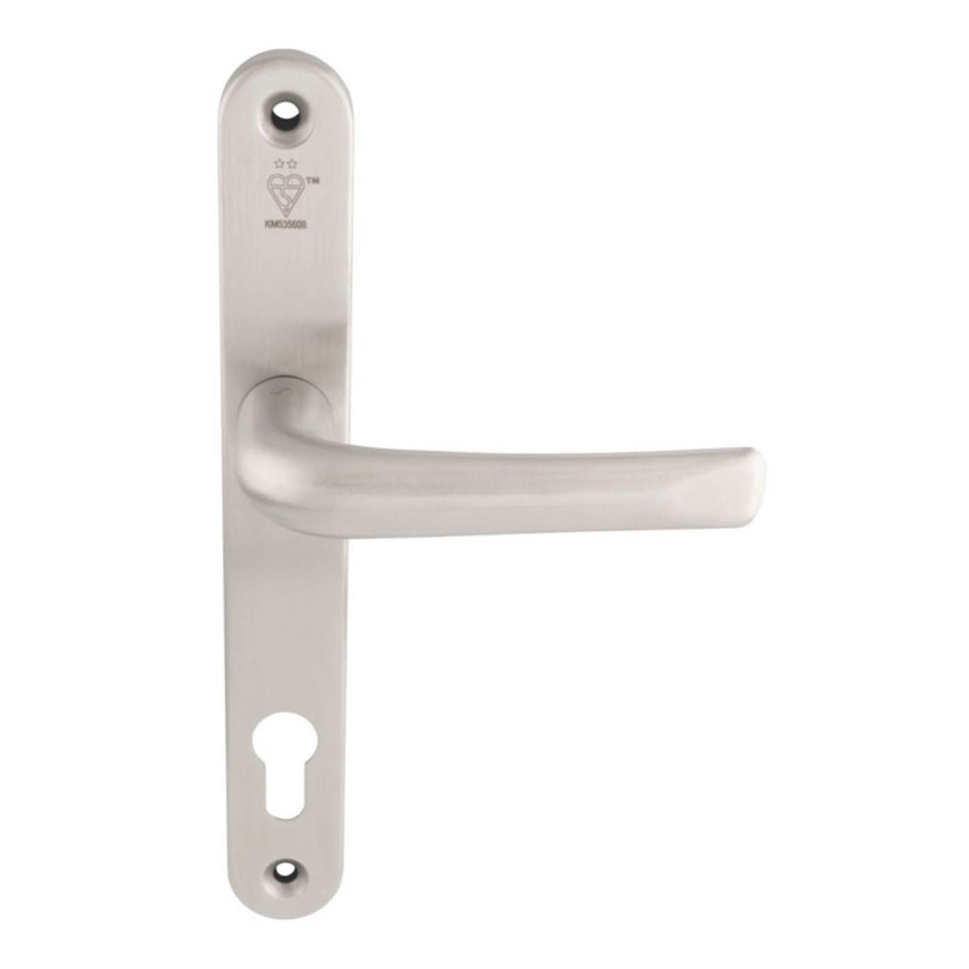 Smith & Locke Door Handles Pair Satin Nickel - Image 1