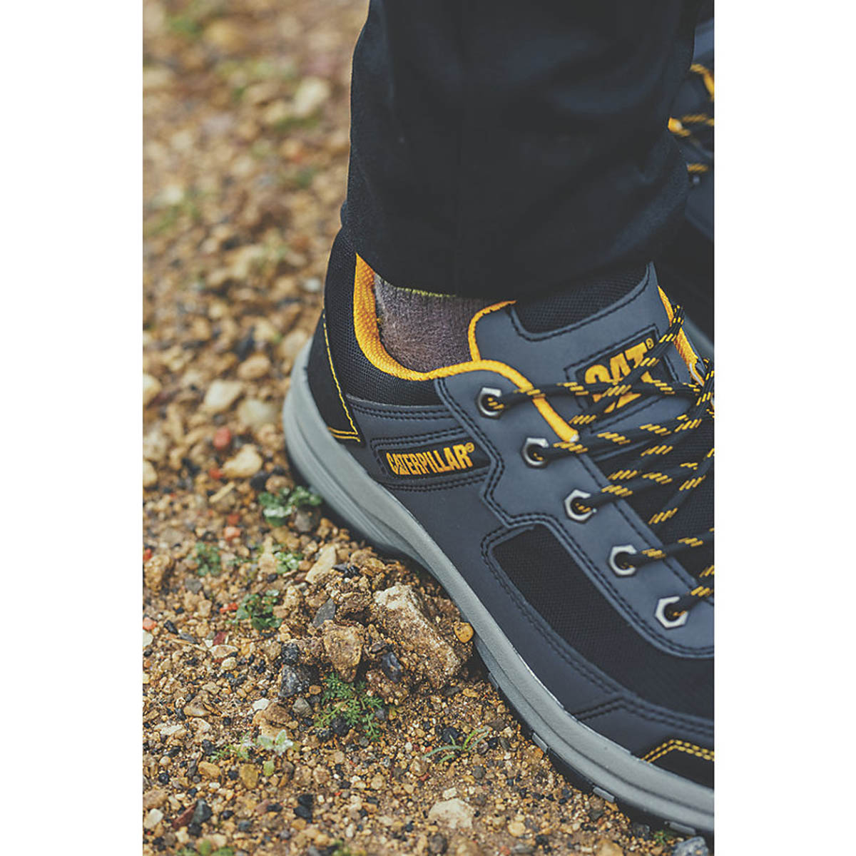 CAT Mens Safety Trainers Wide Fit Steel Toe Cap Grey Lightweight Size 13 - Image 5