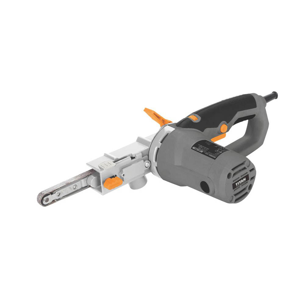 Titan Filing Belt Sander Electric TTB910SDR Variable Speed 13mm Soft Grip 400W - Image 1