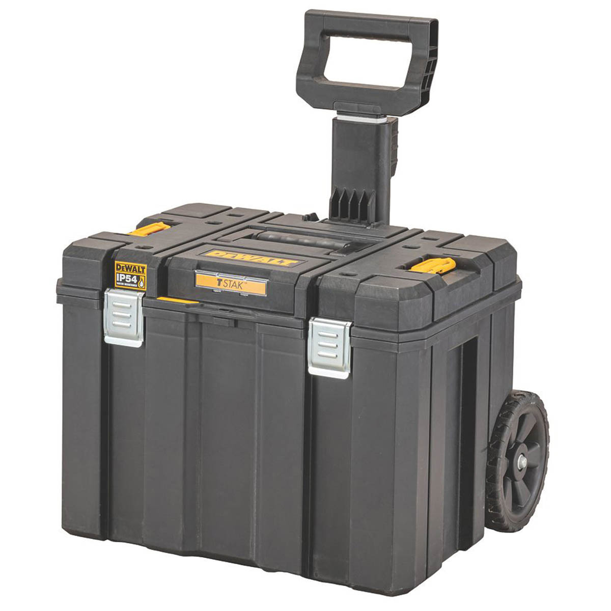 DeWalt Tool Storage Box TSTAK 20" With Wheels Telescopic Handle 2 Compartments - Image 1