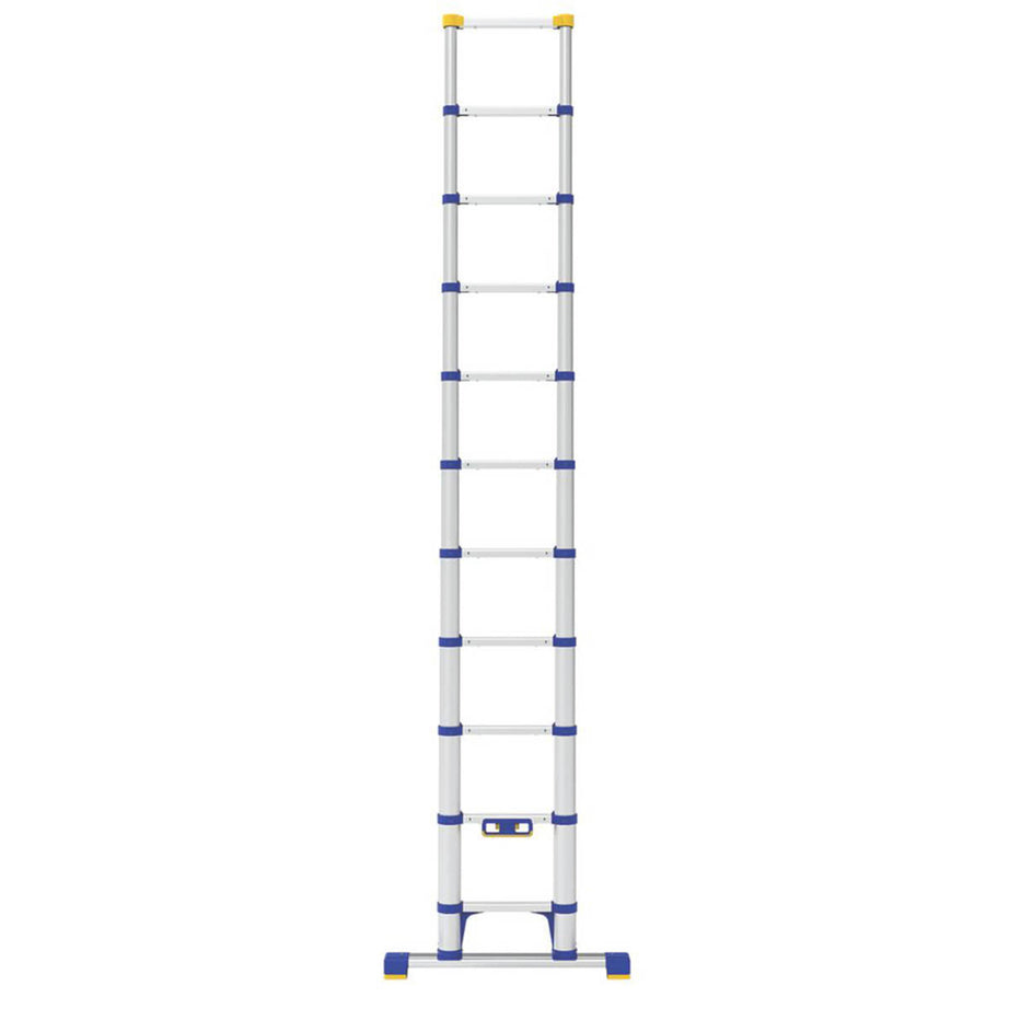 Werner Telescopic Ladder Compact Non-Slip Feet Aluminium Soft Close 3.2m - Image 2
