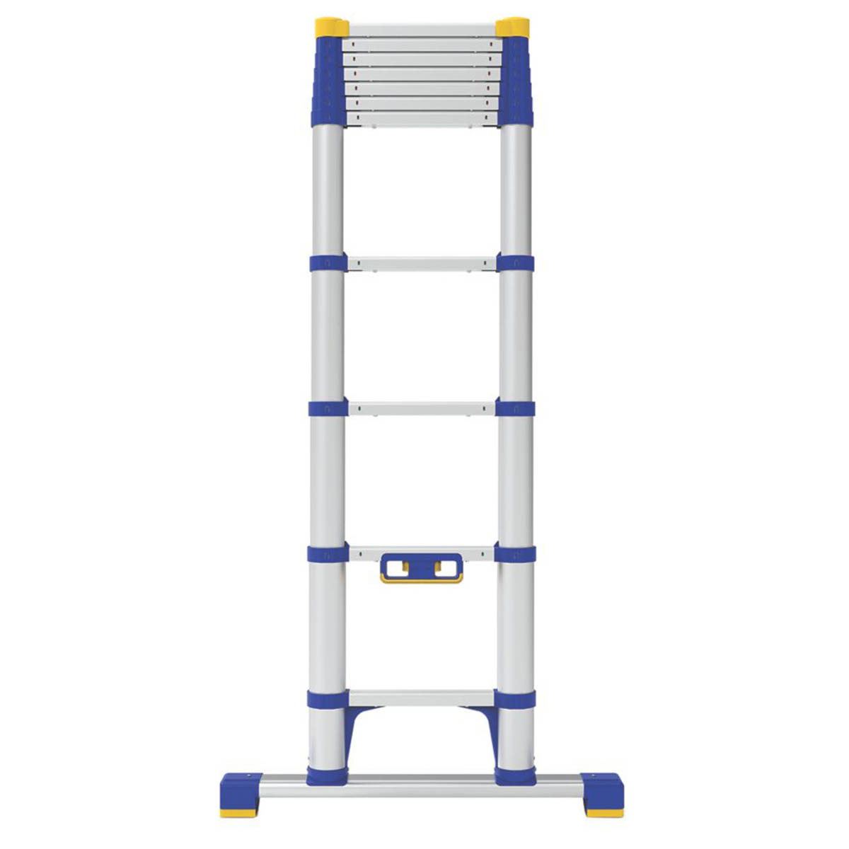 Werner Telescopic Ladder Compact Non-Slip Feet Aluminium Soft Close 3.2m - Image 3