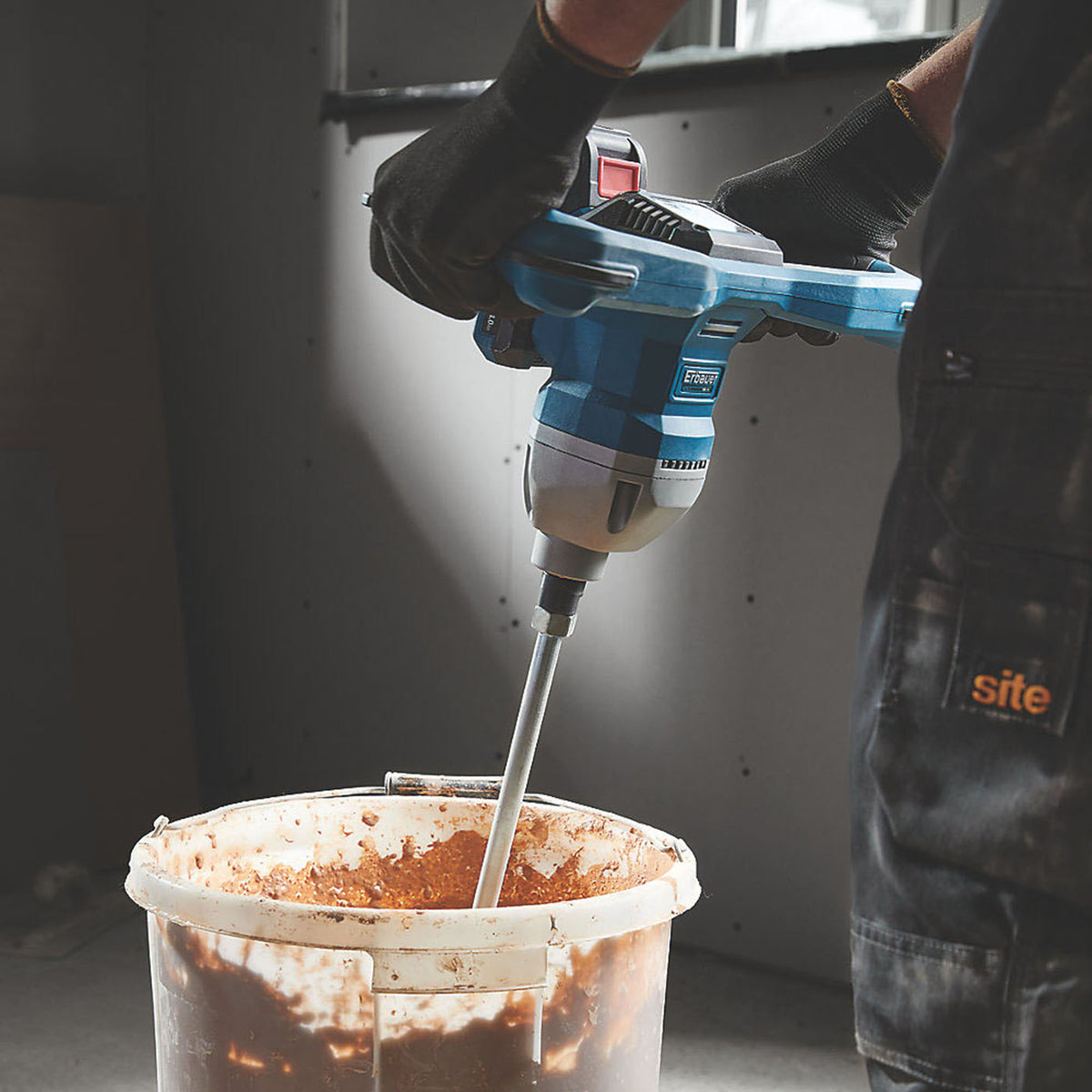 Erbauer Paddle Mixer Brushless Cordless Whisk Stirrer 18 V Li-Ion Body Only - Image 2