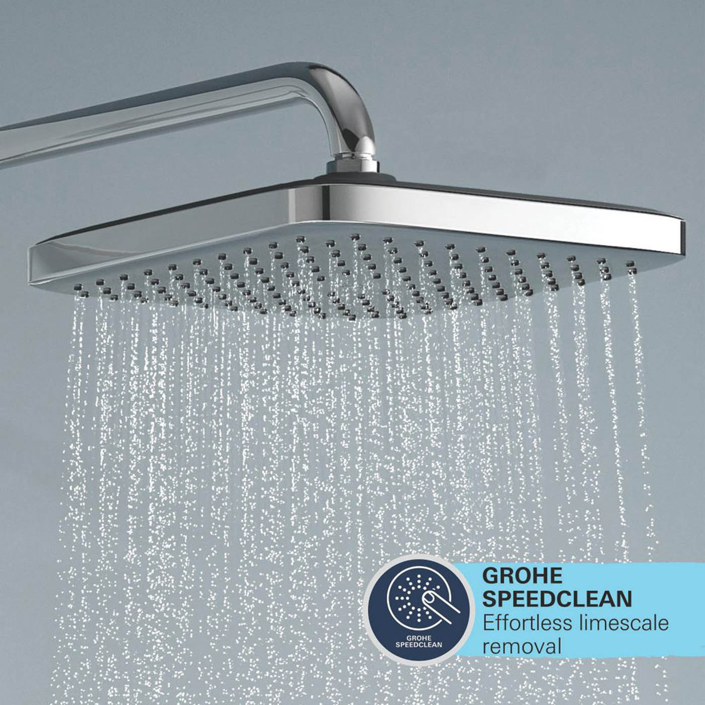 Grohe Thermostatic Mixer Shower System Vitalio Comfort 250 HP Rear-Fed Exposed - Image 6