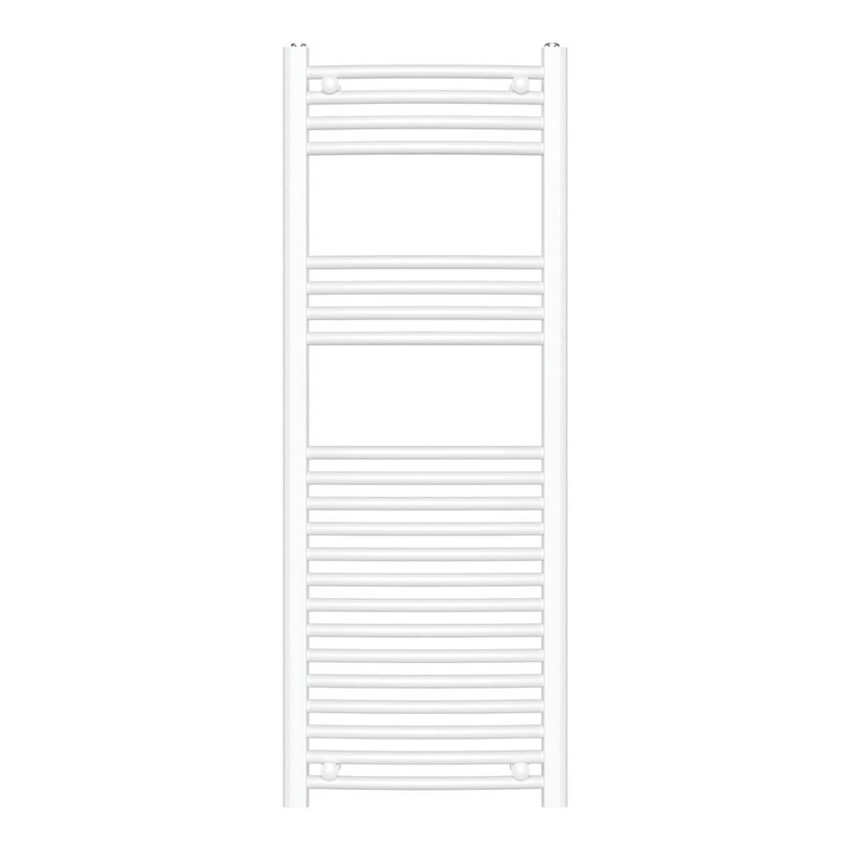 Flomasta Towel Rail Radiator White Curved Bathroom Warmer Ladder 120x45cm - Image 2