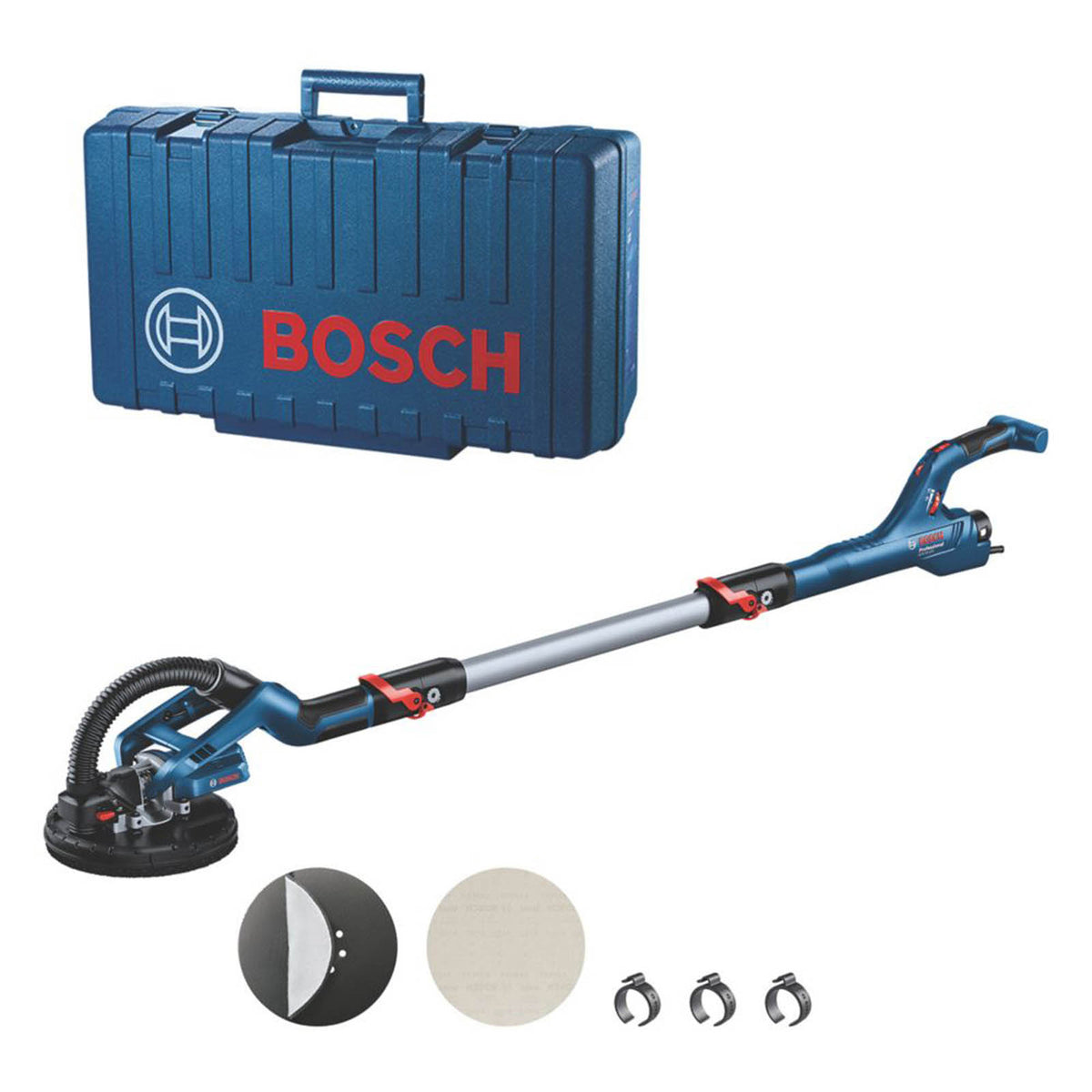 Bosch Drywall Sander Electric GTR55-225 215mm Ergonomic Wall Ceiling 550W - Image 1