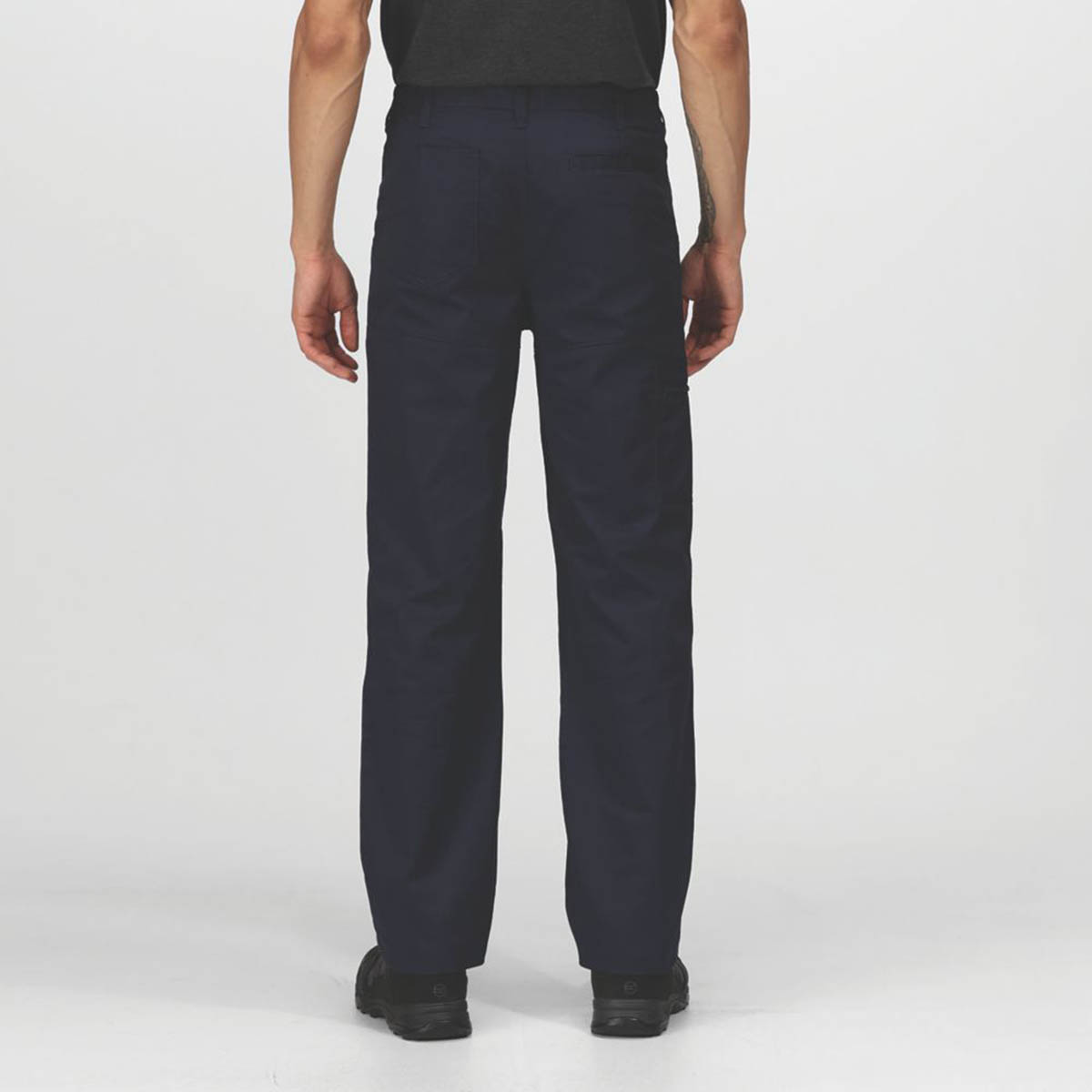 Regatta Mens Work Trousers Navy Classic Fit Multi Pockets Comfort 30" W 31" L - Image 4