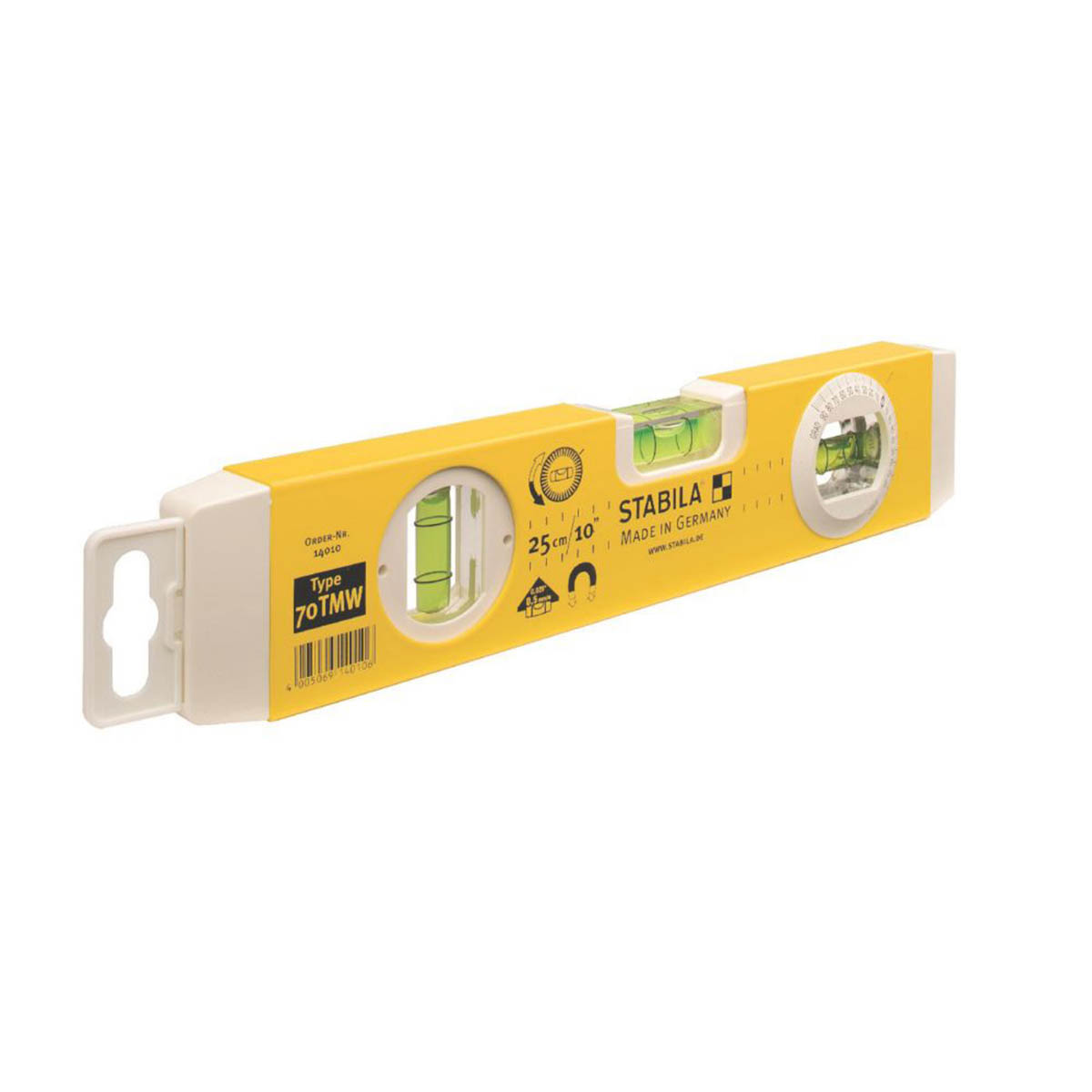 Stabila Torpedo Level 70TMW Aluminium Frame Magnetic Compact Lightweight 25cm - Image 1