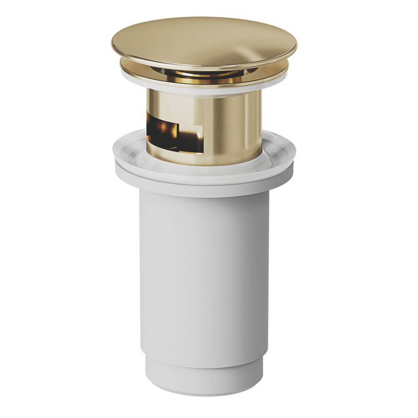 Swirl Bonda Brass 136mm Standard Lever Mono Basin Mixer Tap With Clicker Waste - Image 5