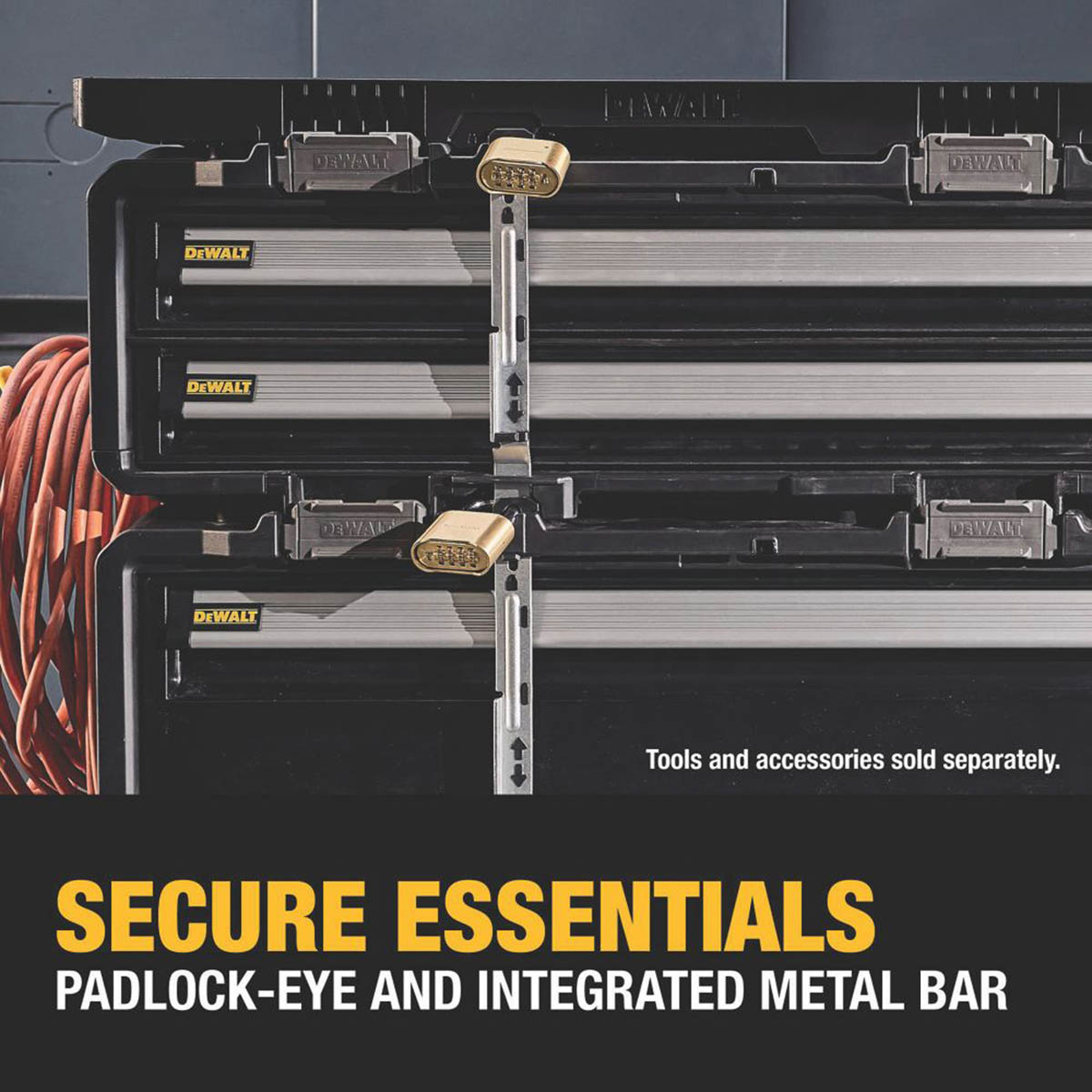 DEWALT Shallow Drawers DWST08520-1 Toughsystem 2.0 DXL Workstation 25.3" - Image 6