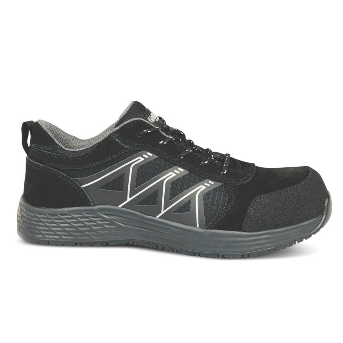 Apache Venus Mens Safety Trainers Black Metal Free Composite Toe Size 7 - Image 2
