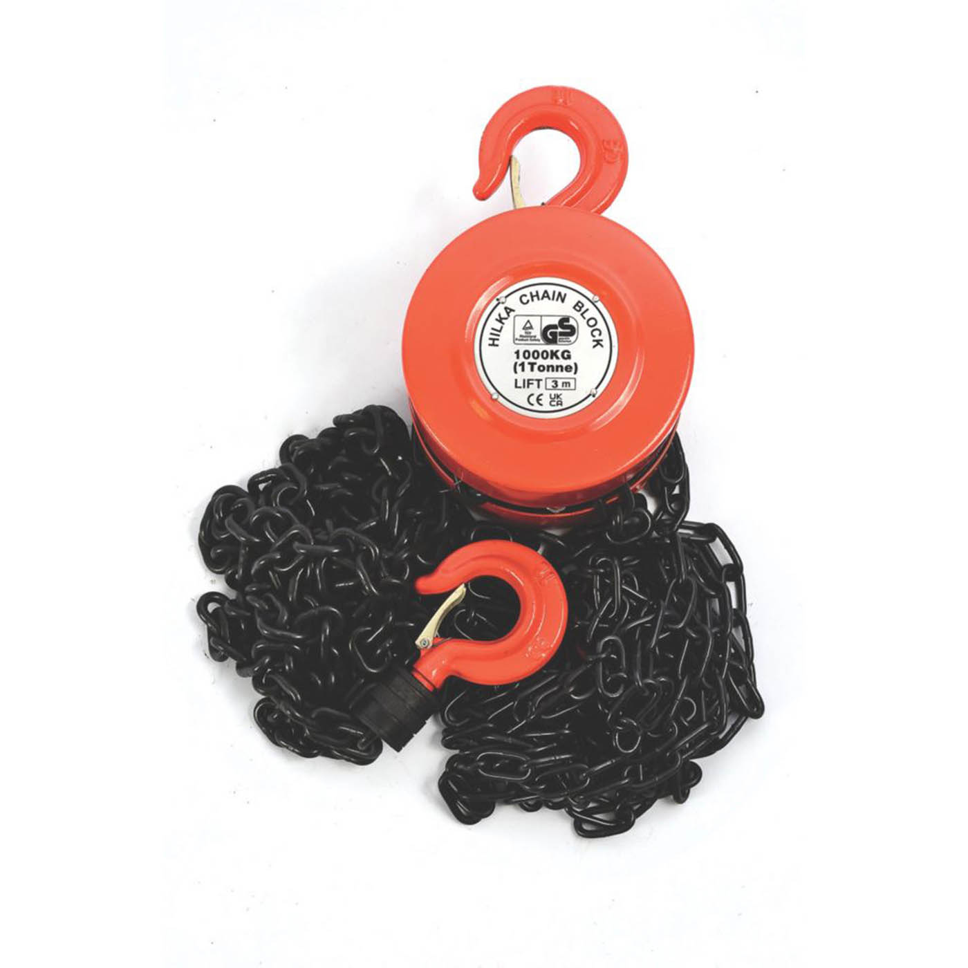 Hilka Pro-Craft Lifting Chain Block Heavy Duty Car Vehicle 1-Tonne Max 2.5m - Image 2