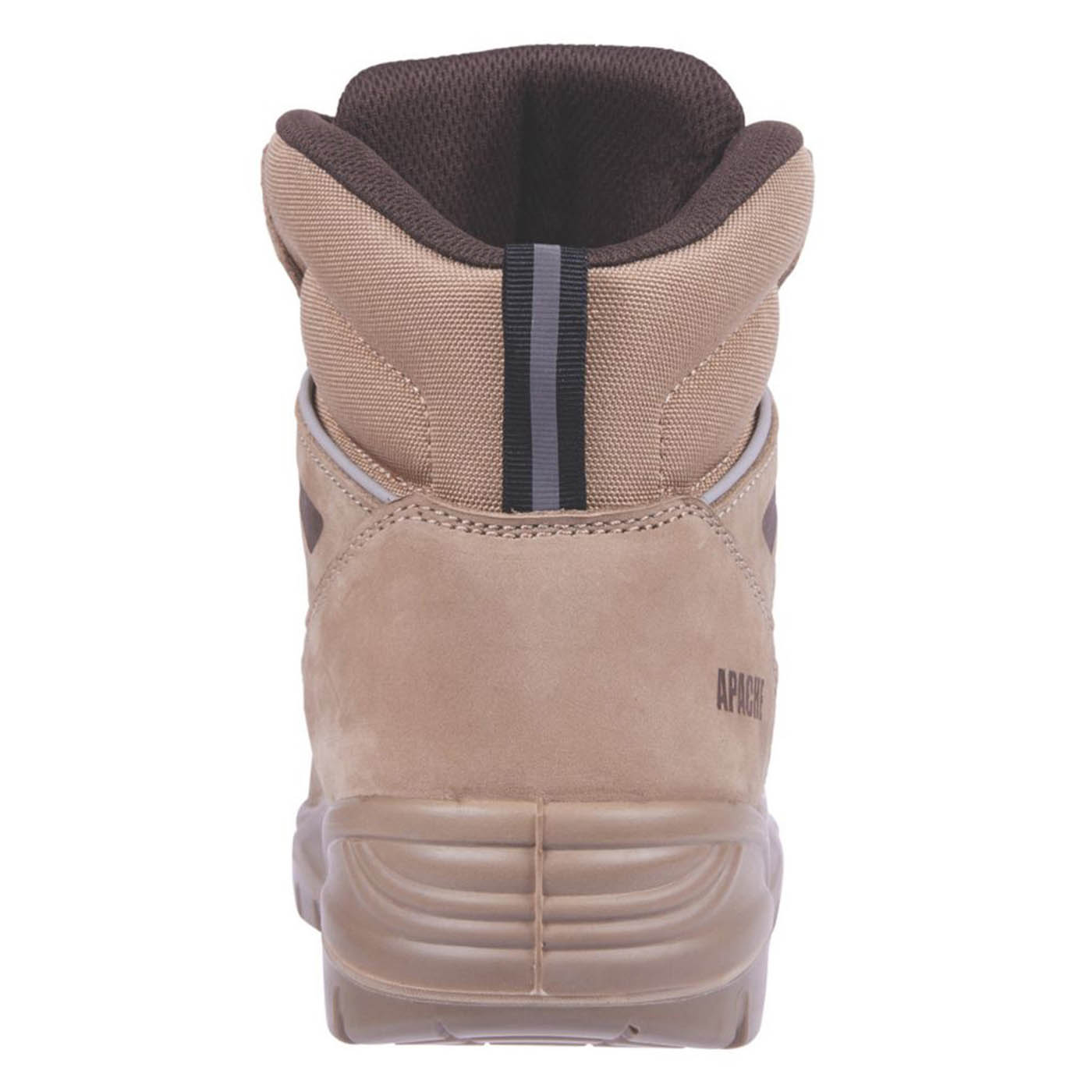 Apache Mens Safety Boots Nelson Stone Steel Toe Cap Comfort Leather Size 11 - Image 4