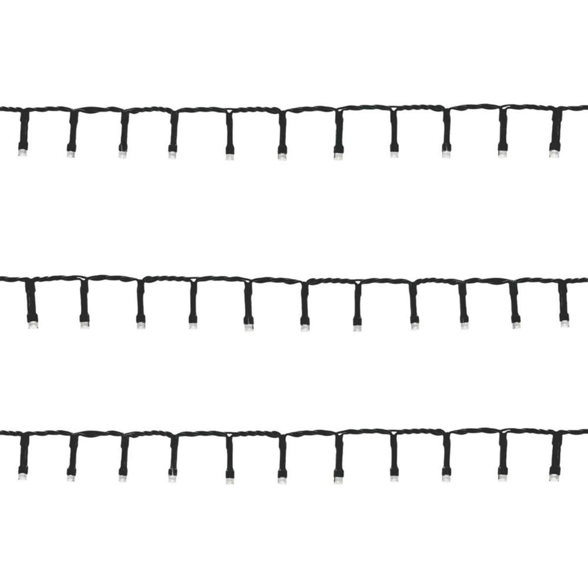 LED Christmas String Lights 1500 Indoor & Outdoor Ice White 8 Functions - Image 2