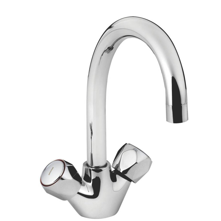 Bristan Mono Mixer Tap Swivel Chrome Brass Deck Mounted Contemporary 280 mm - Image 1