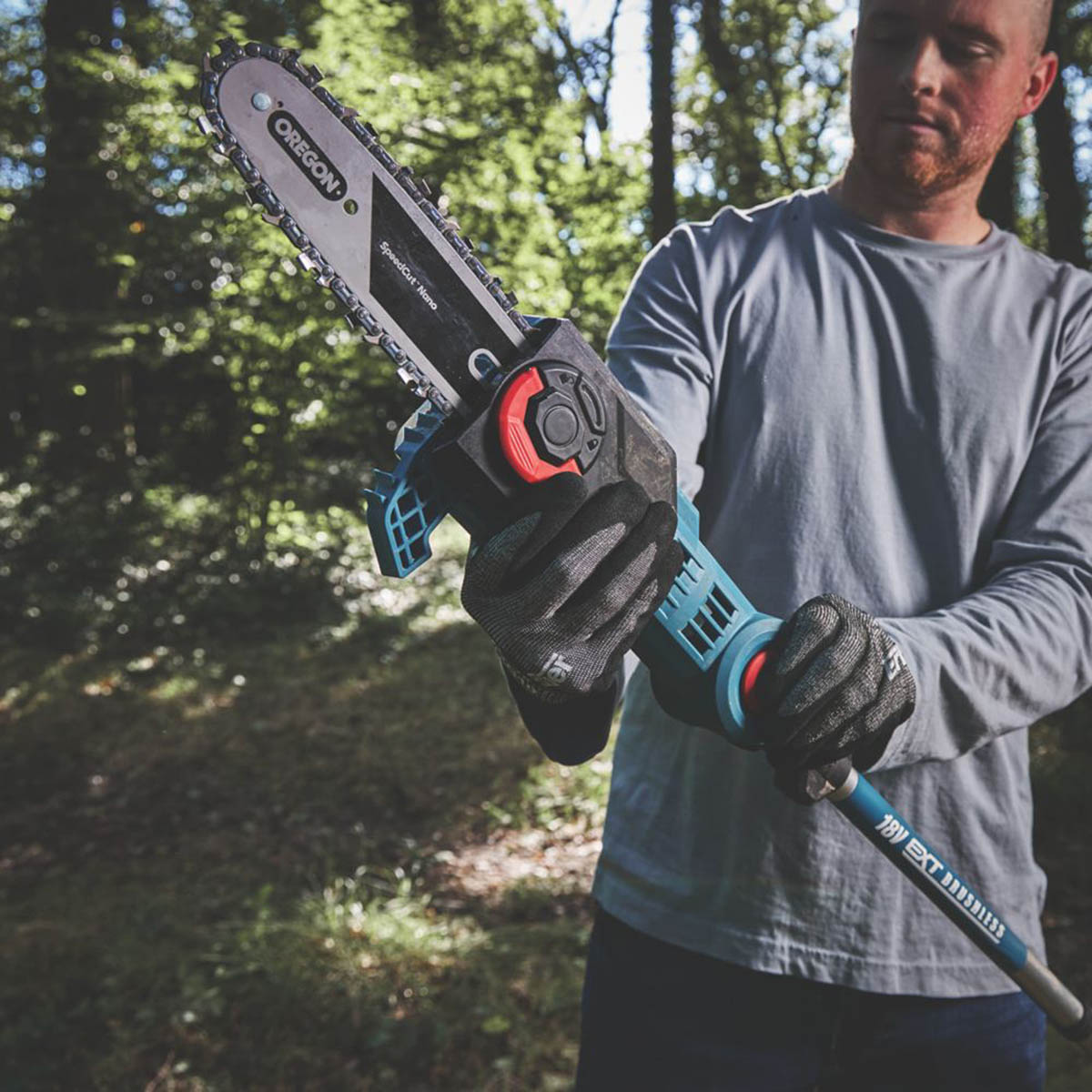 Erbauer Pole Saw ERI1020PLS Cordless 20cm Long Reach 18V 1x3.0/6.0Ah Li-Ion EXT - Image 3